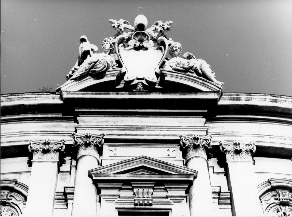 angeli reggistemma (scultura) di Giorgetti Giacomo (attribuito) (sec. XVII)